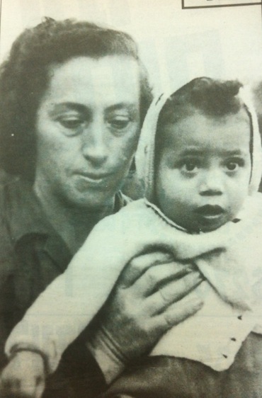 Tzila Levine and her adoptive mother.