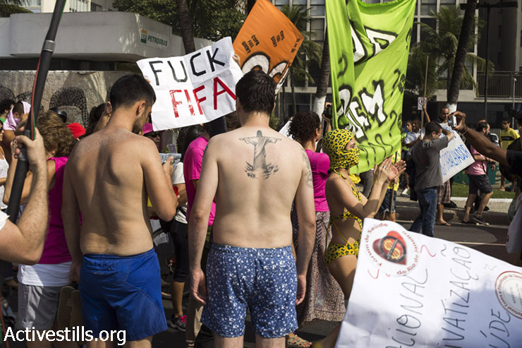PHOTOS: In Rio, protests against World Cup mark Stonewall riots