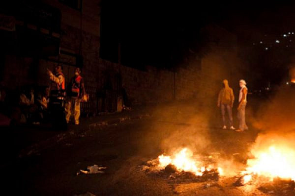 Rioting in Silwan (photo: Activestills.org)