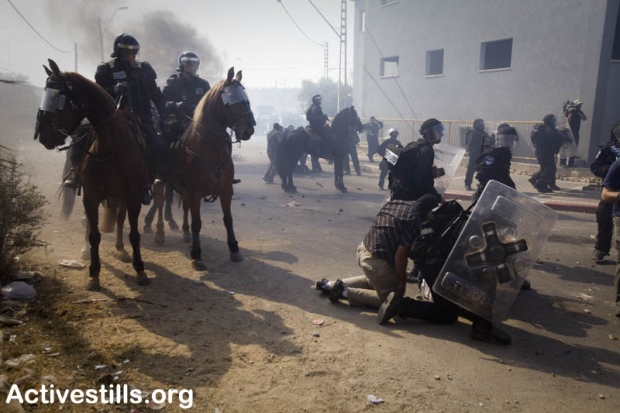 Images: violent clashes in Umm el-Fahm