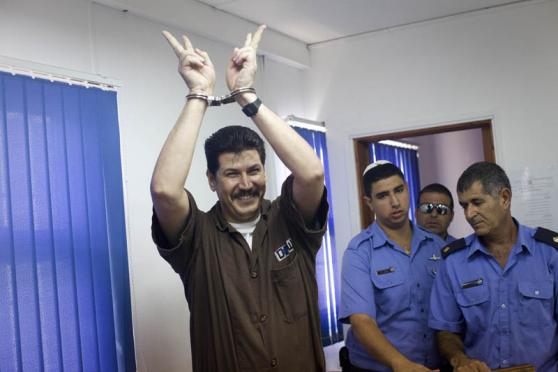 Adeeb Abu Rahma, a protest leader from Bil'in was Sentenced to 18 months imprisonment. Picture Credit: Oren Ziv
