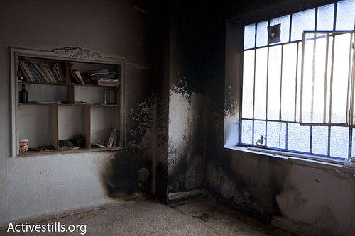 House in Nabi Salih after Burning from Tear Gas. Picture Credit: Activestills.org