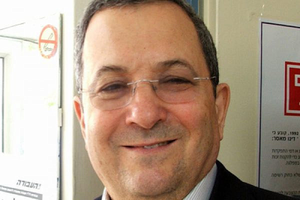Minister of Defense Ehud Barak. Would you buy a used car from this man? (photo: Lisa Goldman)