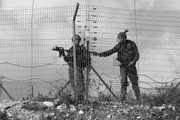 IDF gunmen in Bil'in. (Yossi Gurvitz)