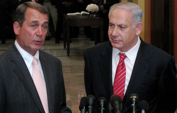 Netanyahu and Boehner (Flickr/TalkMediaNews)