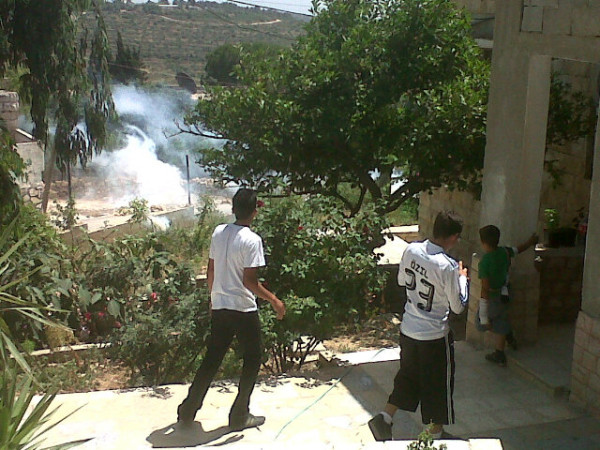 PHOTOS: Protest in Nabi Saleh consumed by tear gas