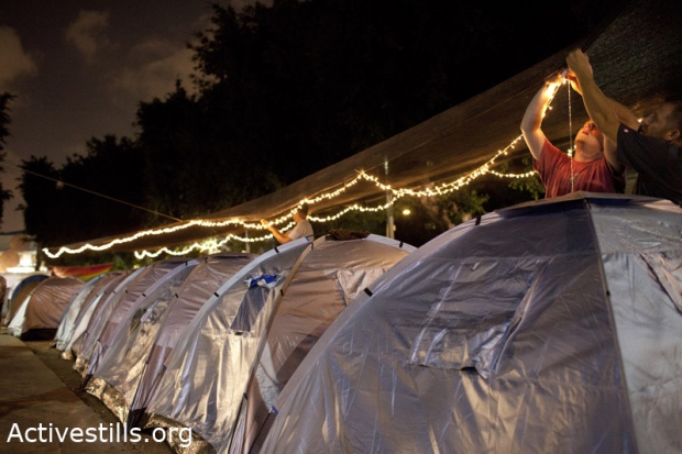 It's all about real-estate: Understanding the tent protests