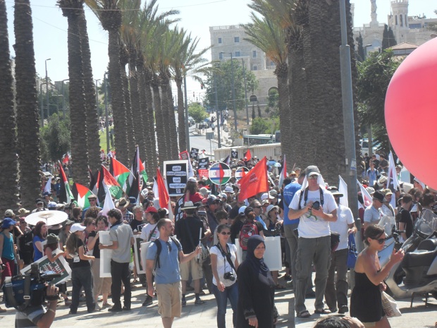 A Palestinian East Jerusalemite's view of the joint march