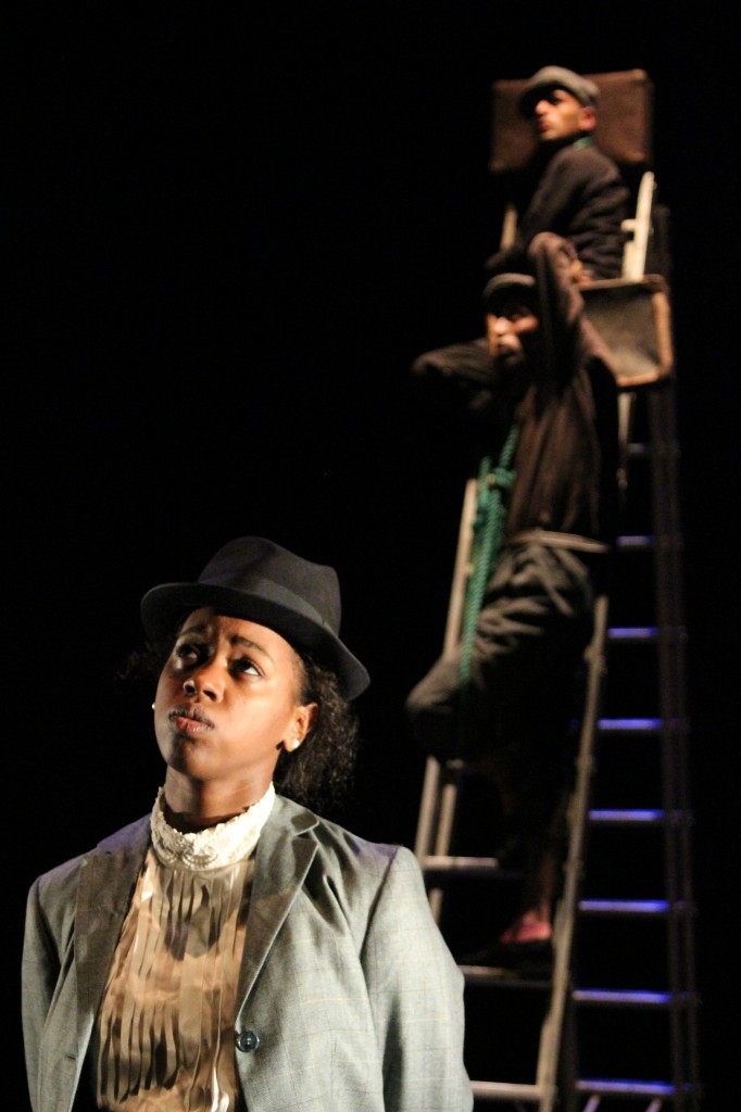 Maryam abu Khaled in the Freedom Theatre's production of Waiting for Godot