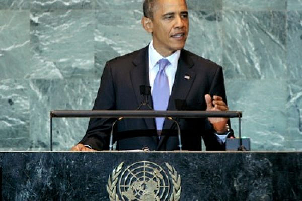 President Obama addresses the sixty-sixth opening session of the UN General Assembly (photo: UN/ Marco Castro)
