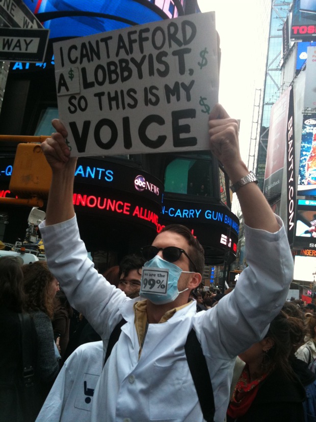 WATCH: Occupy Wall Street goes to Times Square