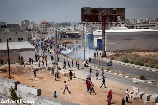 IMAGES: Protesters, IDF clash on Nakba Day at Ofer prison