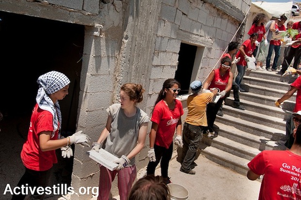 Photo essay: West Bank home demolished by Israel is rebuilt