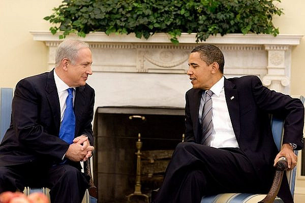 Prime Minister Netanyahu and U.S. President Obama (White House/US Gov't Work)