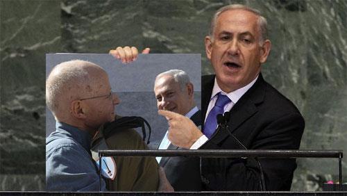 Bibi's ACME bomb at UNGA inspires Israeli meme artists