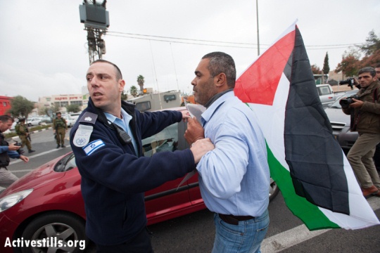 WATCH: Demonstrators block settlement junction in protest against the occupation