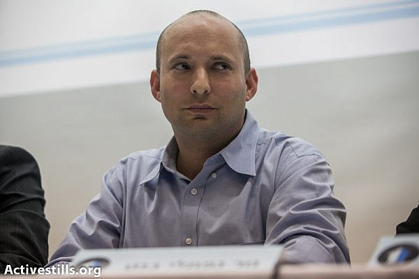 Leader of the National Religious Party ("Jewish Home") Naftali Bennett (photo: Yotam Ronen / activestills.org)