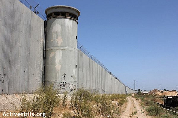 A section of Israel's separation wall in the West Bank. (Activestills.org)