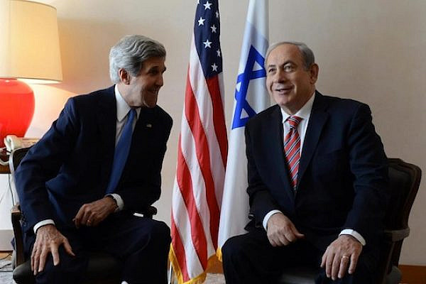 Prime Minister Netanyahu and U.S. Secretary of State John Kerry at their Meeting in Jerusalem (photo: Kobi Gideon/GPO)