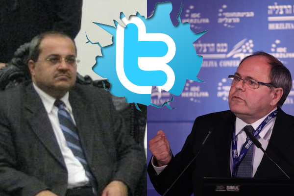 MK Ahmad Tibi and former settler leader Dani Dayan fight on Twitter (Photo: Jonathan Klinger/CC, Herzliya Conference PR)