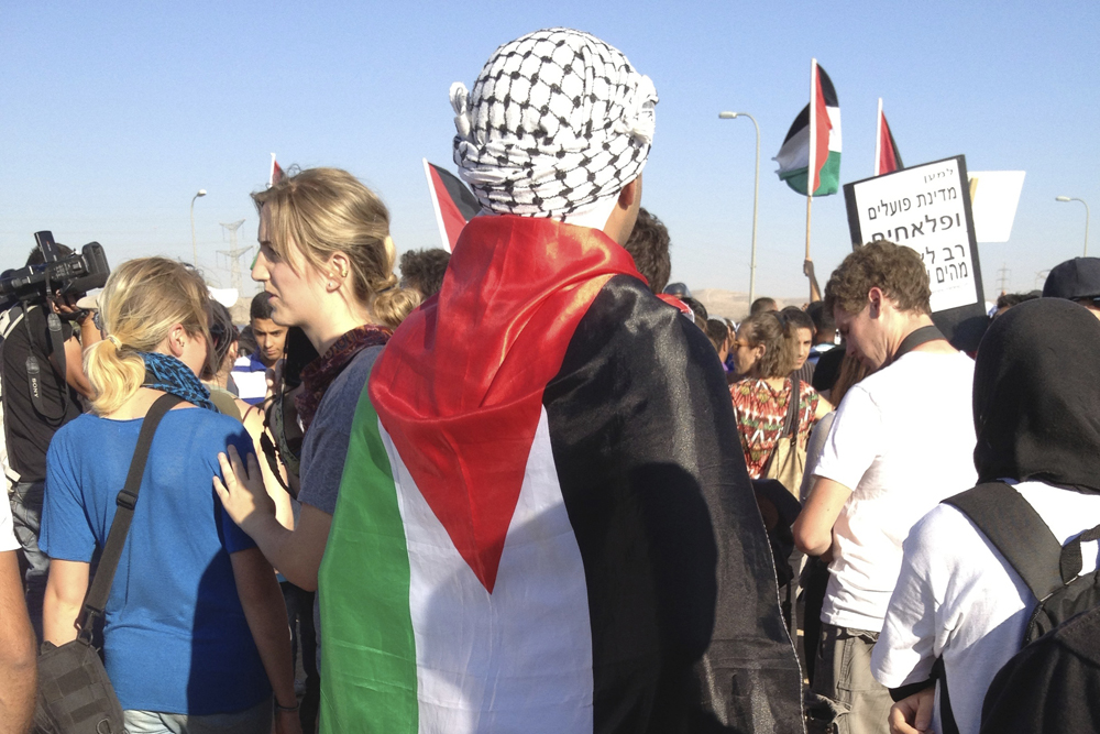 Hundreds protest Bedouin displacement in the Negev
