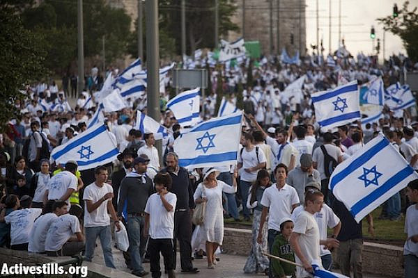 Israeli nationalists march in Jerusalem, May 20, 2012. (Photo: Oren Ziv/Activestills.org)