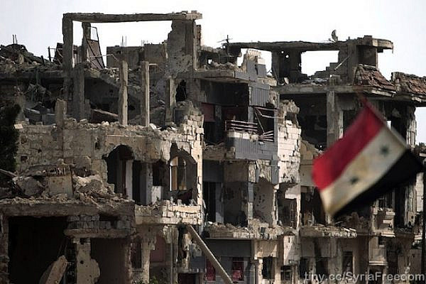 Illustrative photo of a bombed out building in Homs, Syria (FreedomHouse/CC)