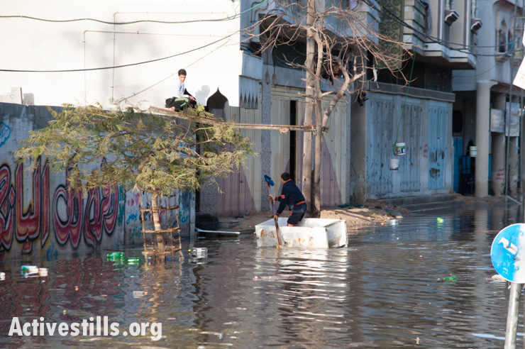 PHOTOS: Gaza's streets remain flooded a week after storm