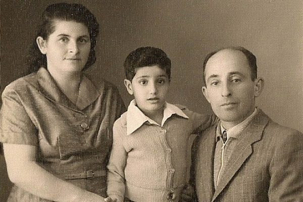 Yehuda Cantor with his adoptive parents.