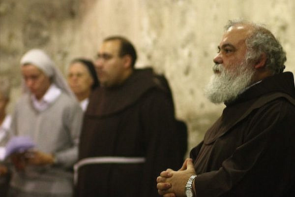 Jerusalem clergymen. (photo: Yossi Gurvitz)