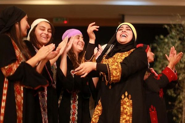 Gazan women celebrate International Women's Day.  (photo: Hosam Salem)