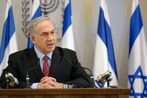 Prime Minister Benjamin Netanyahu gives media statement regarding the kidnapping of the three teenagers. (photo: Avi Ohayon/GPO)