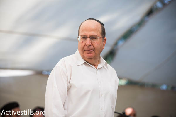 Defense Minister Moshe Ya'alon (Photo by Activestills.org)