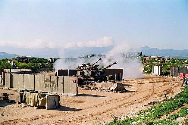 IDF artillery in South Lebanon., 1996 (Oren 1973 CC-BY 4.0(