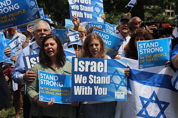 A pro-Israel rally, Washington D.C, July 18, 2014 (photo:  Israel Ministry of Foreign Affairs)