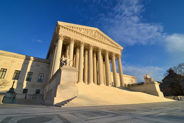 Stock photo of the United States Supreme Court in Washington DC (Orhan Cam/Shutterstock.com)