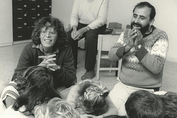 Edi Edlund (left) and Abed Islam, founders of the Neve Shalom/Wahat Al Salam school. (Courtesy of Neve Shalom/Wahat Al Salam)