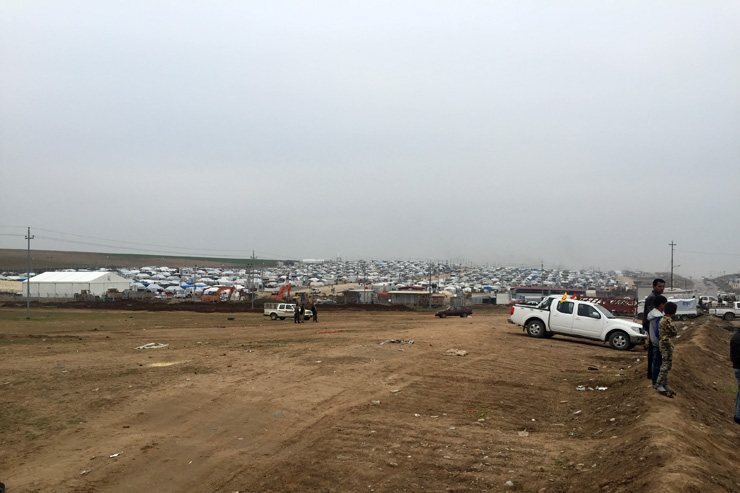 Refugee camp in Shingal, Kurdistan, Iraq. (Seth J.  Frantzman)
