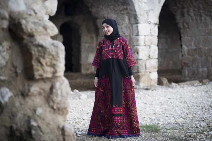 Samah Palestinian embroidered dresses project