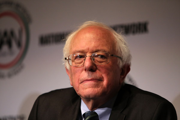 File photo of Democratic presidential candidate, Senator Bernie Sanders (A Katz / Shutterstock.com)