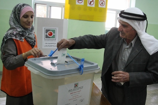 Local elections in the West Bank in 2012. (Issam Rimawi/Flash90)