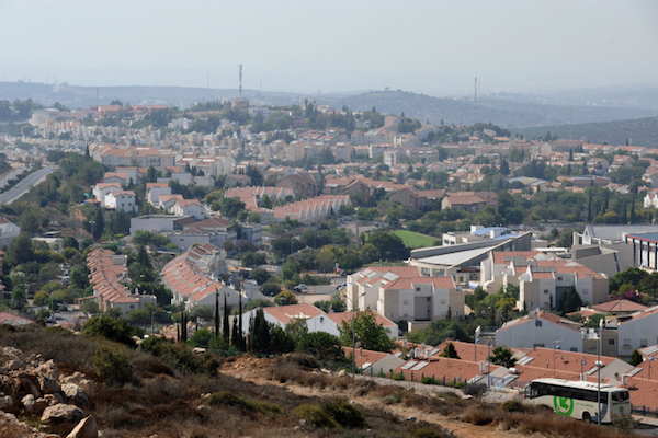 A view of the West Bank settlement of Ariel. (Gili Yaari/Flash90) The approximately 600,000 Israelis who live in occupied territory beyond the Green Line comprise nearly 10 percent of Israel’s Jewish population.