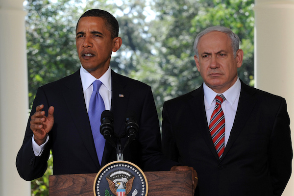 File photo of U.S. President Barack Obama and Israel Prime Minister Benjamin Netanyahu. (Moshe Milner/GPO)