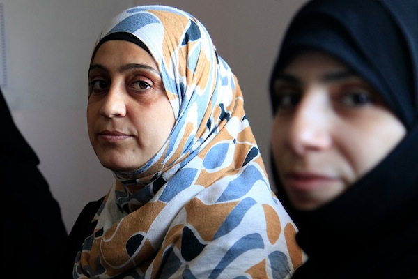 Women refugees attend a counselling session at a clinic near Mafraq in northern Jordan. (Russell Watkins/Department for International Development)