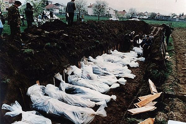 A mass grave in Bosnia. (ICTY)