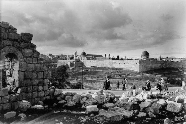 Jerusalem at the beginning of the 20th century. (Library of Congress)