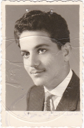 My father's class picture from the Fadhiliya school in Tulkarem.