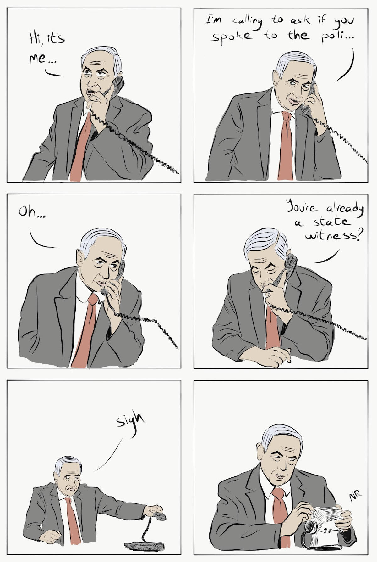 Netanyahu's Rolodex. By Noam Rabinovich