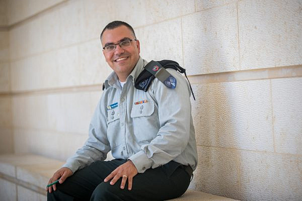 IDF Spokesman to the Arabic media, Avichai Adraee. (Yonatan Sindel/Flash90)