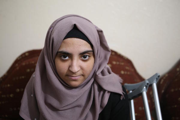 Ahlam Abu Musa, 20, was diagnosed with cancer in May 2018. The treatment she needs is not available in the strip, but the Israeli army has denied her multiple requests to exit through the Erez Crossing.